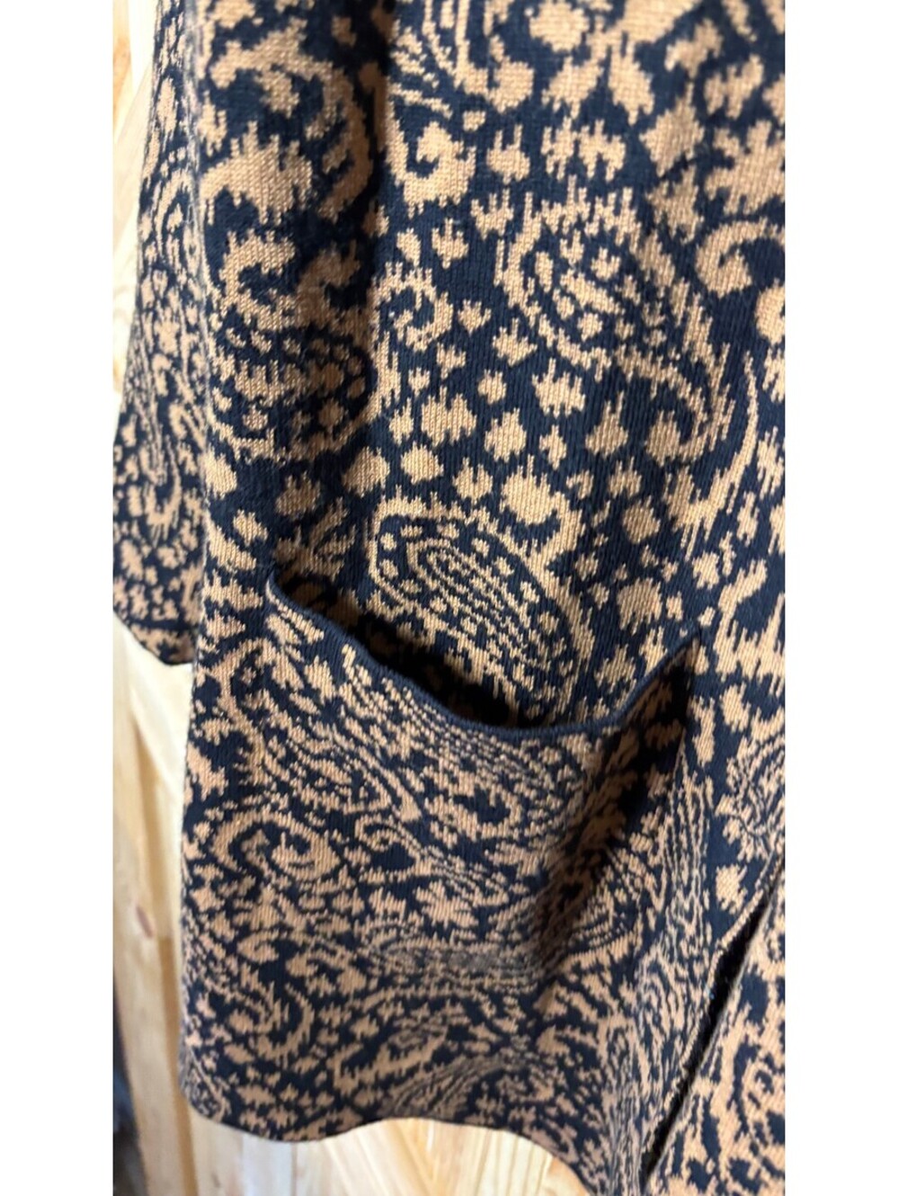 Ruby Rd. Petite PXL Paisley Pattern Open Front Cardigan - Picture 2 of 7